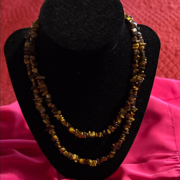 Jewelry - Tiger’s Eye Chipped Necklace